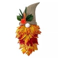 thumbnail image 4 of WAITLOVER Decoración navideña con forma de sombrero bajo, guirnalda de puerta, decoración colgante de hoja de arce estacional, 4 of 6