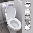 thumbnail image 3 of HELLHERO Toilet Seat Cover Set 17"x21" Universal Easy to Install for Hotel Home, 3 of 8