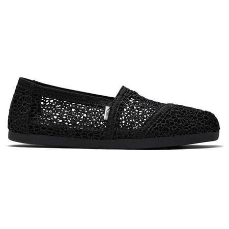 

 TOMS Women s Alpargata Moroccan Crochet Slip-On Shoes Flats 100% ORIGINAL BRAND