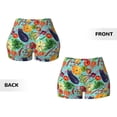 thumbnail image 5 of Haiem Vegetable (2) No Front Seam Biker Shorts for Women Yoga Workout Gym Bike Shorts with Tummy Control Moisture-Wicking-XX-Large, 5 of 9