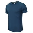thumbnail image 5 of Men Summer Tops Trumpet Sleeve Shirts Men N Apparel Mens Yoga Tops Long Sleeve Mens Fall Sweaters Exercise Compression Shirt Shirts for with Sleeves Pocket Tee Long Swim Wear Neck Top Navy S, 5 of 5