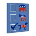 thumbnail image 3 of Stupell Industries Patriotic Dog Voting Election Canvas Wall Art design by Jedco Brands, Inc., 30 x 24, 3 of 7