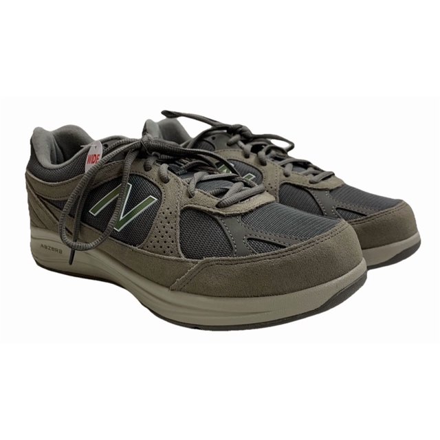 New Balance 877 XMW877GT Mens Gray Suede Lifestyle Sneakers 8 Wide Lace-up Shoes
