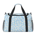 thumbnail image 1 of Balery Floral Daisy Bolsa de Gimnasio para Mujeres, Bolsa de Viaje con Bolsillo Húmedo, Bolsa de Fin de Semana para Mujeres, Bolsa de Viaje Resistente al Agua, 1 of 7