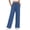 Blue, variant on Wide Leg Sweatpants for Women Casual High Waisted Baggy Sweatpants Drawstring Workout Pants with Pockets Fashion Outfits,Gray,S