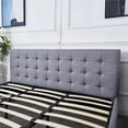 thumbnail image 5 of Base Cabecera Ilios Innova Para Cama King Size Madera Tapizada en Lino Gris, 5 of 5