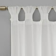 thumbnail image 4 of Madison Park Rosette Floral Embellished Cuff Tab Top Solid Window Panel, 4 of 5