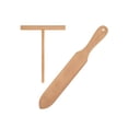 thumbnail image 1 of 2  Xtellar Utensilios Espátula Para Crepas Palitas Creperas Cocina, 1 of 4