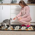 thumbnail image 4 of Halloween Kitchen Rug Set of 2 Anti Fatigue Kitchen Mats for Floor,Halloween Spooky Ghost Bat BOO Kitchen Floor Mat for Bathroom,Room Bath (47x17+30x17 inches), 4 of 7