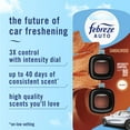 thumbnail image 3 of (2 pack) Febreze AUTO Car Air Freshener, Odor-Fighting Car Vent Clip, Sandalwood, 2 Count, 3 of 13