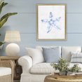 thumbnail image 2 of Stupell Industries Soft Watercolor Blue Starfish Gold Framed Floater Canvas Wall Art, design by Camila Juncos, 31 x 25, 2 of 9