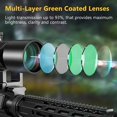 thumbnail image 5 of CVLIFE 1.5-5x32 Scope, 20-100 Yards Ballistic Reticle, Red Green Illuminated for Hunting Crossbow, 5 of 6