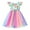 C, variant on Toddler Girl Summer Dress Short Sleeve Tutu Party Wedding Birthday Dresses 1-6 Years