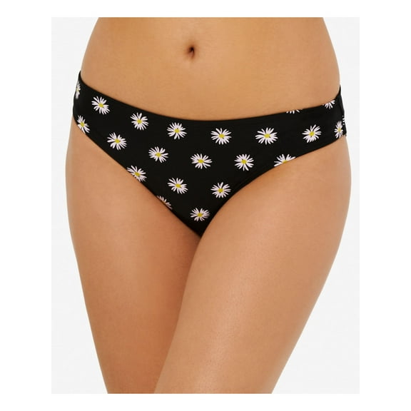 HULA HONEY Women's Black Stretch Lined Hipster Swimsuit Bottom XS