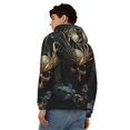 thumbnail image 4 of Naloa Vintage Ornate Skull Men’s Hoodies, Zip up Hoodie, Sweatshirts,Hoodies for Men Sizes S-3XL-Small, 4 of 5