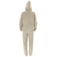 thumbnail image 3 of TMOYZQ Womens 2 Piece Outfits Lounge Pullover Hoodie Sweatsuit Sets Oversized Long Sleeve Sports Sweatshirt Baggy Fall Fashion Sweatpants with Pockets, 3 of 5