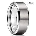 thumbnail image 1 of Anillo de carburo de tungsteno con borde biselado y ranura azul de 8MM para hombre, anillo de fibra de carbono azul con dragón celta negro, anillo de boda para hombre Tan Jianjun unisex, 1 of 2