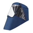 thumbnail image 3 of Funda para lluvia para cochecito Accesorio para cochecito a prueba de lluvia Protege contra el polvo y la nieve para cochecitos de bebé individuales Azul, 3 of 9