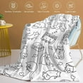 thumbnail image 5 of WEALLIN Cat Gifts Cat Blanket, Cat Blankets for Cat Lovers, Cat Themed Gifts for Women, Cat Blankets for Girls, Soft Blanket for Children's Day Gift, Birthday Gift for Women Cat Decor(30"x40"), 5 of 7