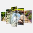 thumbnail image 2 of Ruisseau dans un Paysage Rocheux - Impression d'Art sur Toile Paysage, 2 of 3