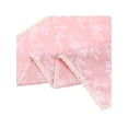 thumbnail image 5 of INSPIRE CHIC Women's Floral Printed Cotton Linen Scarves, Flowers Lace Trim Square Headscarf Neckerchief 60x60cm Flower-Pink, 5 of 6