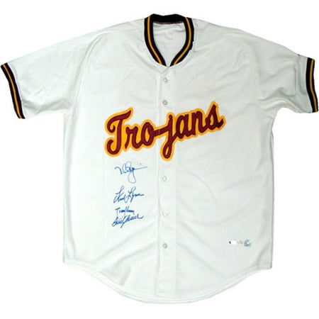 Mark McGwire, Tom Seaver, Randy Johnson & Fred Lynn Signed USC Trojans Jersey