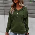 thumbnail image 5 of Vedolay Basic Sweatshirt for Women Fashion 2023 Plus Crew Neck Long Sleeve Boyfriend Pullover Sweatshirts Jackets for Women Army Green,M, 5 of 5