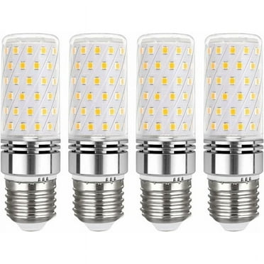 E27 Led Bulb 12W Cool White 6000K, 450Lm, 360° Light, Halogen Equivalent E27 100 Watt, Ac 230V, Non-Dimmable, E27 Led Lamp But Warm For Ceiling Light, Pack Of 4