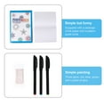 thumbnail image 3 of 1 Ensemble 28 Pcs Outils de Peinture Jauge de Courbe Kit de Dessin Multifonction Outils de Dessin, 3 of 7