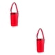 thumbnail image 3 of Wosthever Bolsa de dulces reutilizable portátil para niños, bolsa para pantalones de Papá Noel, cesta con asa, soporte para Navidad, fiesta Rojo METRO 2piezas, 3 of 6