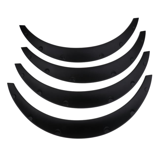 Conjunto de 4 Llantas de Guardabarros de Rueda Nuevas Universales Cejas Anchas Ancho Cola Rueda Fender Trim Eyebrow