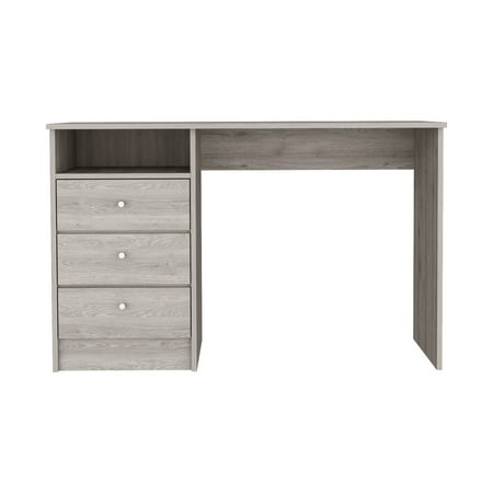 Office Computer Desk Gray Appearance - 46.1 w X 19.6 d Expansive Work Area For Computer Keyboard Materials 3 Roomy 15.5 w 5.9 h Drawers 29.4 Height With Plenty Of Legroom Particle Board Stuff