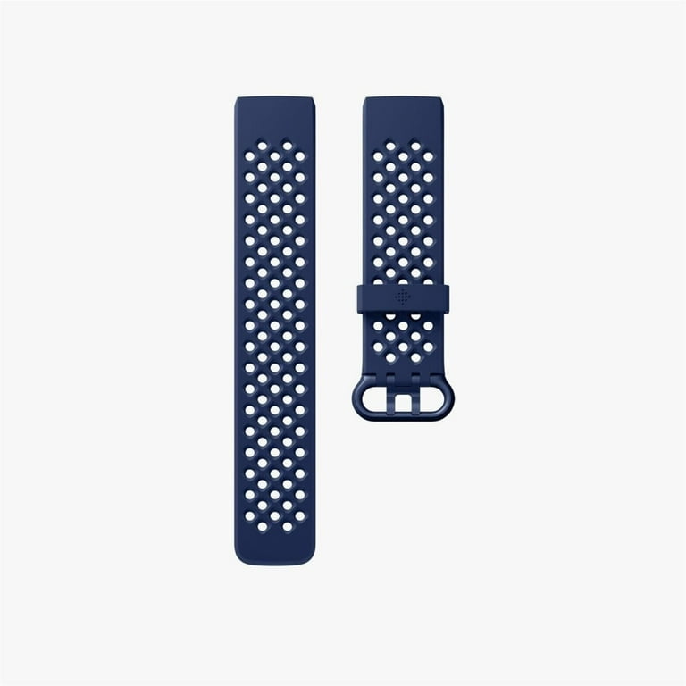 Fitbit Charge 3 and 4 Band Sport Navy Blue Large FB168SBNVL Band Only