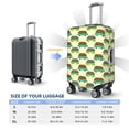 thumbnail image 6 of Daiia Turtle On Skateboard Luggage Cover, Thickened Washable Travel Luggage Covers, Elastic Unique Baggage Covers for 18-20 inch Luggage-Small, 6 of 9