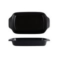 thumbnail image 3 of ULTNICE Cooking Sheet 1Pack Black Ceramics Rectangular For Home Kitchen And Professional Cake Shop Use, 3 of 7