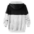 thumbnail image 5 of Miluxas Men's Full-Zip Hoodie, Fleece Hooded Sweatshirt with Zipper Black 6(M), 5 of 5