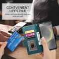 thumbnail image 6 of Allytechgroup Versatile Wallet Case for Samsung Galaxy  S24 FE, Stylish Flip Cover with Card Slots RFID Blocking Phone Case for Women Men, Darkgreen, 6 of 6