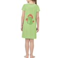 thumbnail image 2 of Xoenoiee Frog and Mushroom Print Kids Girl Short Sleeve Casual T Shirt Dresses Comfy Loose Beach Cover Up Jersey Elegant Dress, Size 3-4 Years, 2 of 6
