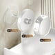 thumbnail image 5 of Estante de papel con ventosa de doble capa, caja de papel higiénico, toallero de papel, estante de almacenamiento, cajón de papel, estante de almacenamiento, 5 of 6