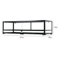 thumbnail image 3 of REPTI-ZOO 47 Gallon Reptile Large Terrarium Upgrade Glass Front Opening Tank Sliding Door with Screen Ventilation Reptile Terrarium About 48" x 18" x 12.6"(Knock-Down), 3 of 5