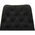 thumbnail image 3 of Best Master Furniture Jacobsen Upholstered Mid Century Side Chairs, Set of 2, Charcoal, 3 of 3
