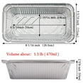 thumbnail image 2 of SUGARMOM BAKER DEPOT Aluminum Pans for Bread Loaf Baking 8x4 inches 2 lbs Bread Tins Pack of 20, 2 of 6