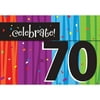 Club Pack of 48 Milestone Celebrations 70th Birthday Party Paper Invitations