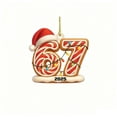 thumbnail image 5 of JLFNYA 67 Christmas Ornament, Christmas 67 Acrylic Ornament, Funny 67 Ornaments for Christmas Tree, Christmas Decoration, Hanging Ornaments, Xmas Holiday Home Decor, Christmas Birthday Gifts, 5 of 6
