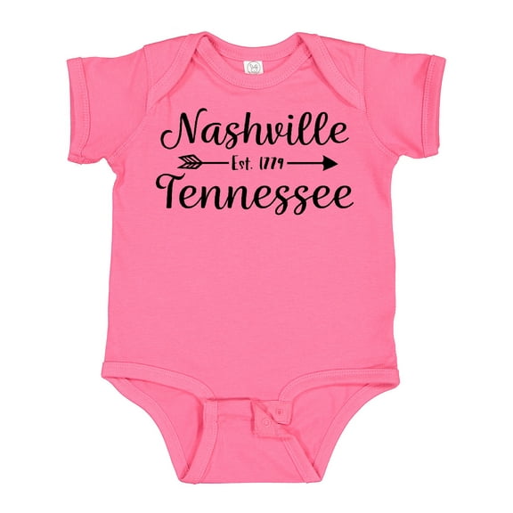 Inktastic Nashville Tennessee Est.1779 Boys or Girls Baby Bodysuit