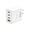 White, variant on Virelaxpo Multi-Port USB Wall Charger for Phones and Tablets, 4-Port Charging Station with Type C and USB Ports, for Home Office and Travel Use