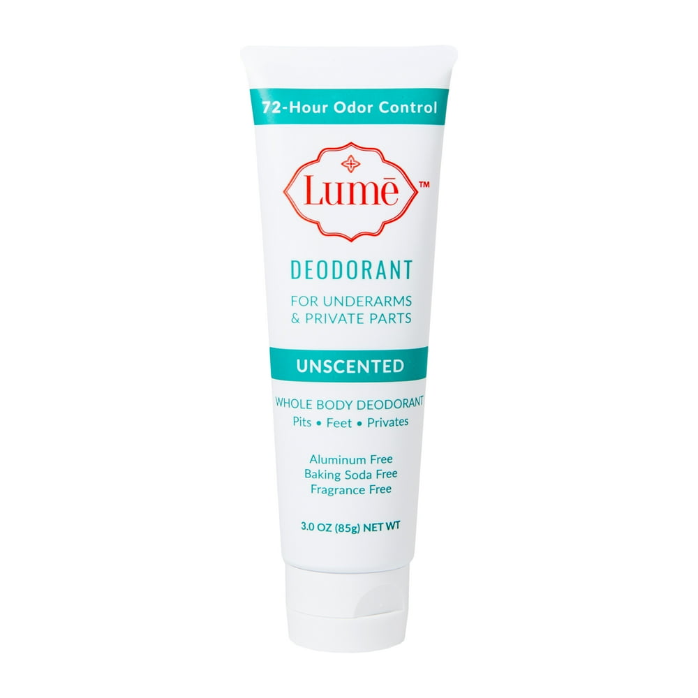 Lume Deodorant For Underarms & Private Parts 3oz Tube (Unscented