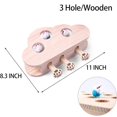 thumbnail image 4 of Interactive Wooden Cat Toy, Engaging and Durable Play for Cats and Kittens, Keeps Pets Entertained and Stimulated, Natural Wood Design, Perfect for Indoor Exercise and Fun - Pet Gift Idea, 4 of 4