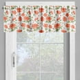 thumbnail image 2 of Ambesonne Flower Window Valance, Romantic Bridal Blossoms, 54" X 18", Reseda Green Salmon, 2 of 5