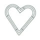 thumbnail image 1 of Marco de corona en forma de corazón, corona de hierro, artesanía duradera, corona de flores, anillos, molde de corona para el hogar y el patio trasero Verde 35cm, 1 of 8